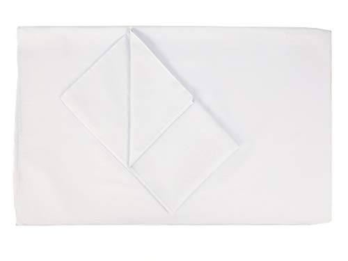 Oreiller 100% Coton OEKO-TEX, Blanc Lot de 2, 50x70 CM, Hypoallergénique