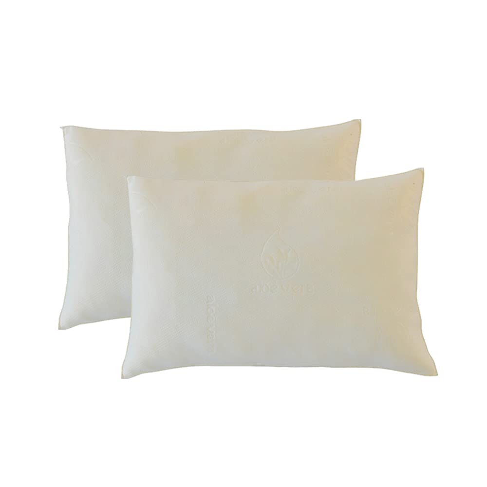 Olympe Literie | Oreillers Ergonomiques à Mémoire de Forme – Flocons de Mousse, Soutien Cervical, Anti-Pression – Tissu 