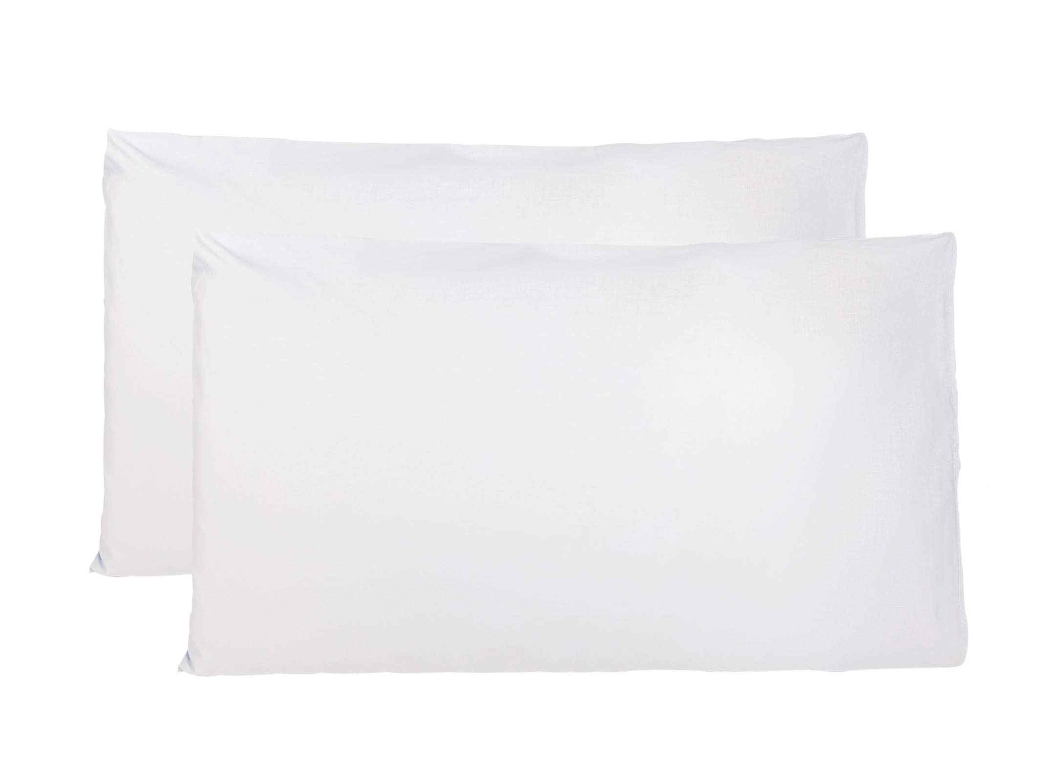 Oreiller 100% Coton OEKO-TEX, Blanc Lot de 2, 50x70 CM, Hypoallergénique